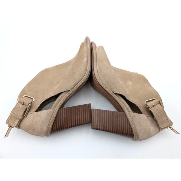 Vince Camuto Fareena Cutout Block Heel Bootie Women's Natural Size US10M EU41.5 - Picture 5 of 12